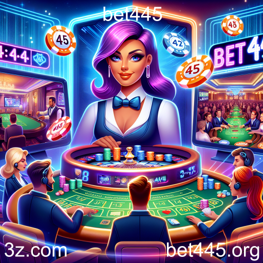 Descubra a Experiência Dinâmica dos Jogos 'Ao Vivo' na Bet445